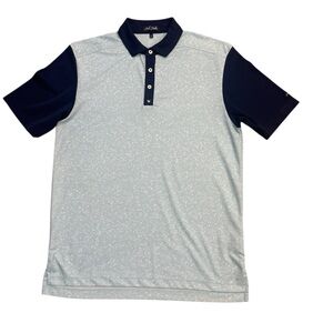 Bad Birdie Blue Navy Golf Shirt / Undertow Piqué / Performance  / Men’s Large